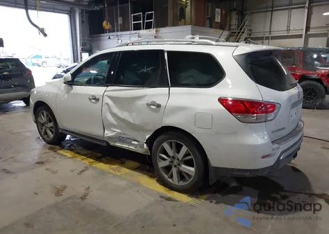 2014 Nissan Pathfinder Platinum from USA, damaged, VIN 5N1AR2MM7EC655275
